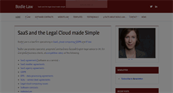 Desktop Screenshot of bodlelaw.com